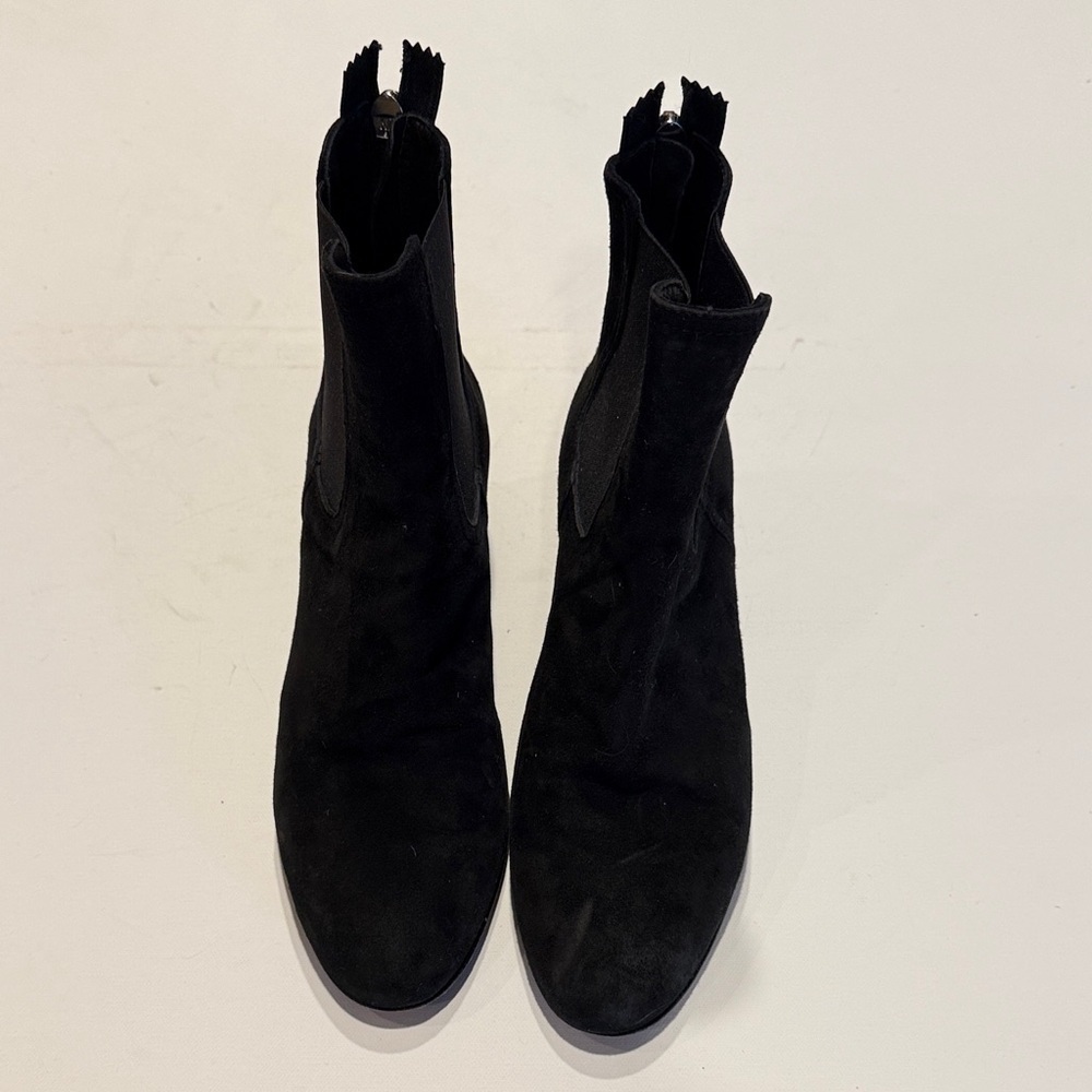 AGL Black Suede Ankle Boots